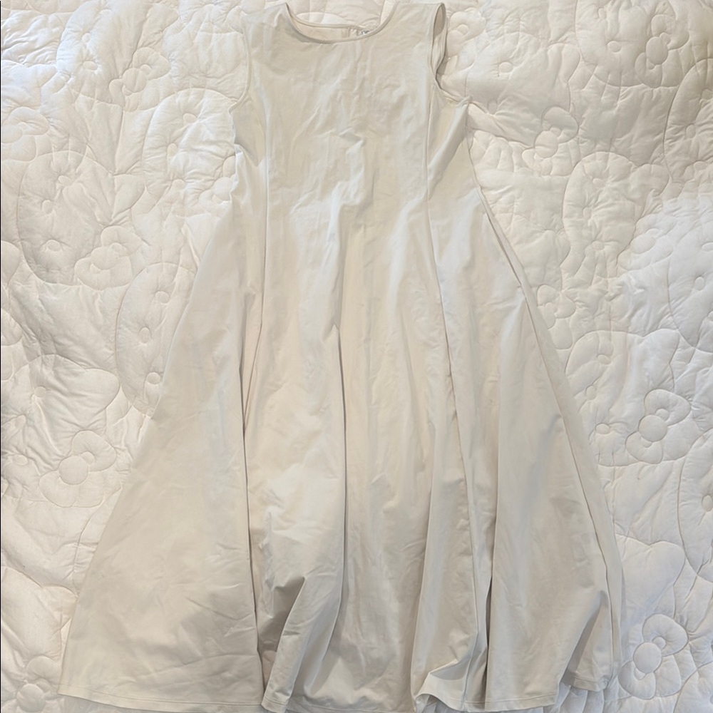 Uniqlo Cream Sleeveless Dress